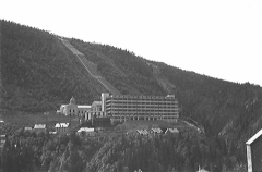 Vemork Hydroelectric Plant at Rjukan, Norway, which Hans Suess advised on heavy water production, telling Nazi Germany it couldn't make heavy water quickly enough for military use. His expertise with heavy water was part of an interest in nuclear science that led him to become a pioneer in carbon dating.