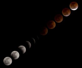 Normally during a total lunar eclipse, like this one on April 15, 2014, you can still see the moon, but in 1963 Normally during a total lunar eclipse, like this one on April 15, 2014, you can still see the moon, but in 1963 